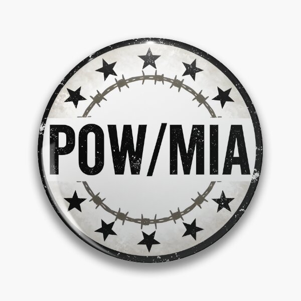 Item preview, POW MIA Military Prisoner of War Emblem designed and sold by BoralisSynth.