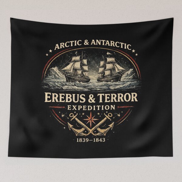 Item preview, Erebus And Terror Expedition Vintage Design designed and sold by Retr0Tshirts.