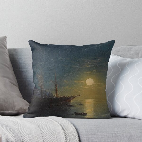 Item preview, Steam Ship on a Moonlit Night designed and sold by tomorrowsart.