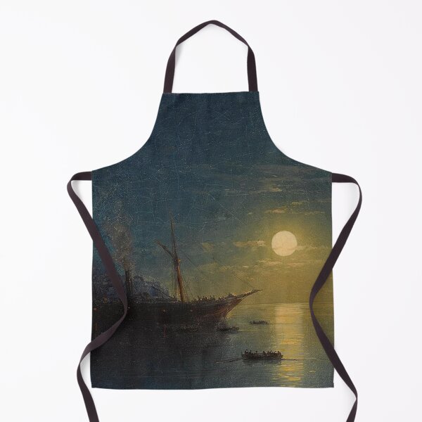 Item preview, Steam Ship on a Moonlit Night designed and sold by tomorrowsart.