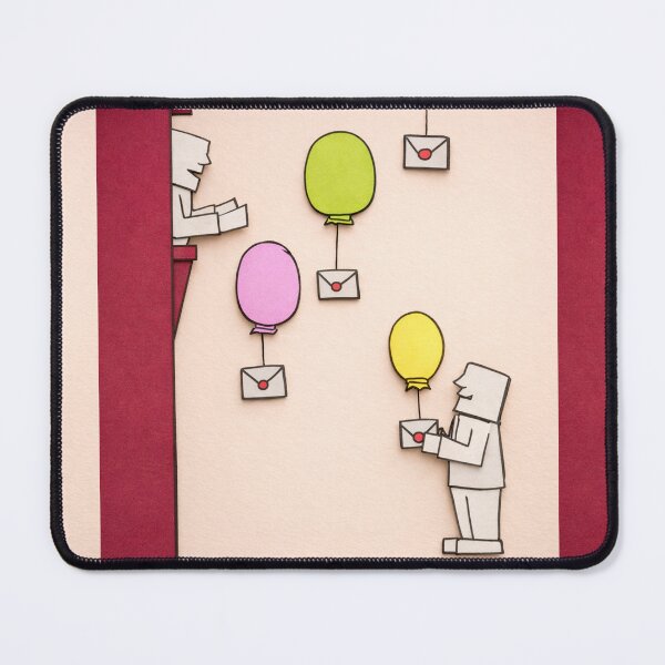 Item preview, Letter・1 - Paper craft collage style designed and sold by D-Line-Aki.