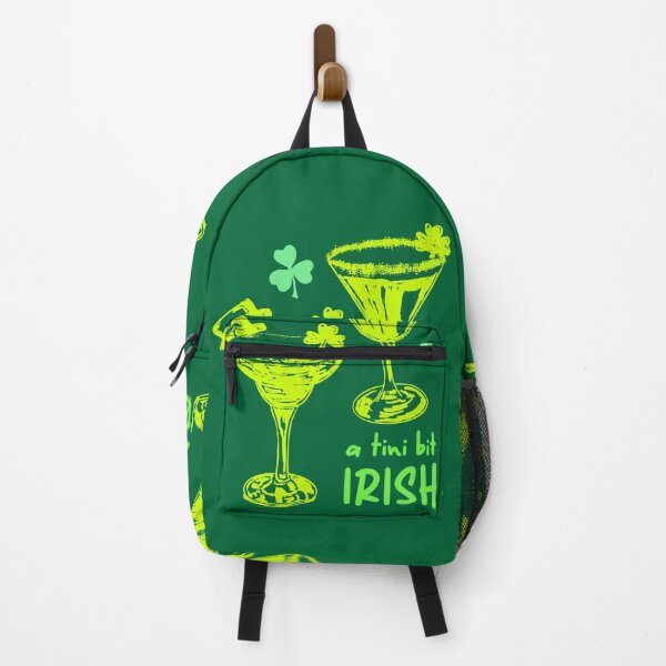 Item preview, A Tini Bit Irish – Retro Green Martini Illustration designed and sold by MaiZephyr.