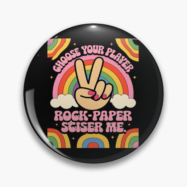 Item preview, Rock Paper LGBTQ Humor Groovy Gay Pride designed and sold by angolinnArt.