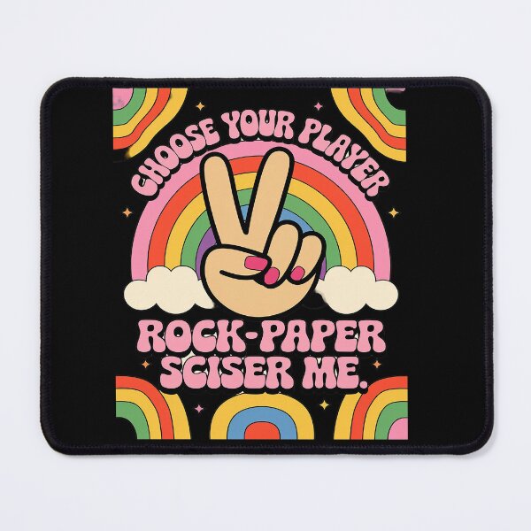 Item preview, Rock Paper LGBTQ Humor Groovy Gay Pride designed and sold by angolinnArt.
