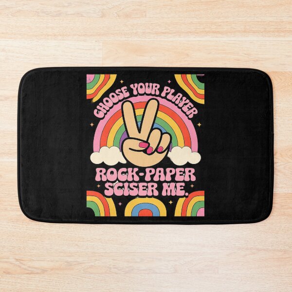 Item preview, Rock Paper LGBTQ Humor Groovy Gay Pride designed and sold by angolinnArt.