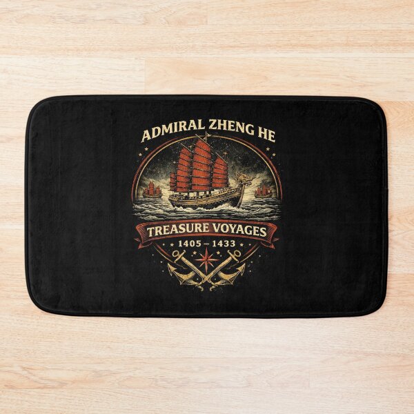 Item preview, Admiral Zheng He Treasure Voyages Vintage designed and sold by Retr0Tshirts.