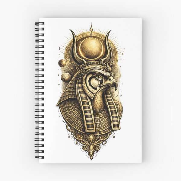 Item preview, Golden Ra Sun God: Majestic Egyptian Falcon Art designed and sold by GulfSignature.