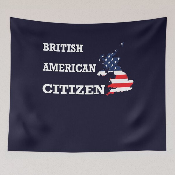 Item preview, Citizenship gift US British flag Naturalization citizen present designed and sold by ComboT.