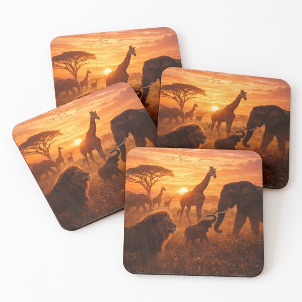 Item preview, Wildlife at African sunset designed and sold by JuViRo.