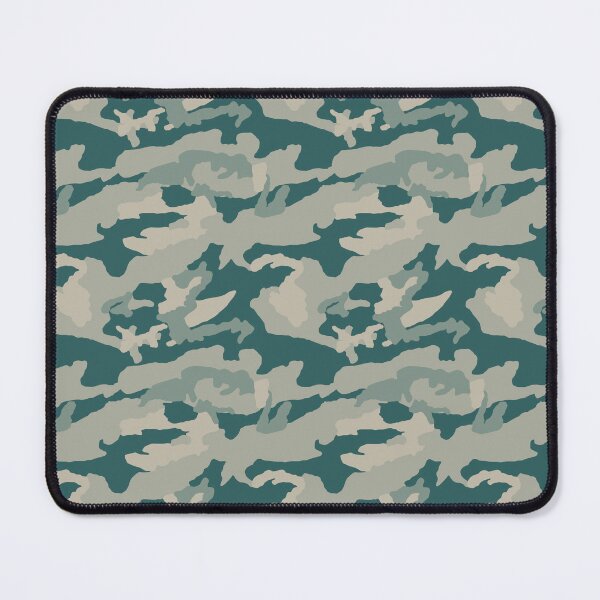 Item preview, Teal And Beige Camo Pattern Seamless designed and sold by pattern-archive.