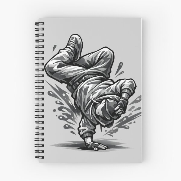 Item preview, Monochrome B-Boy Freeze. designed and sold by HubiUrbanStudio.