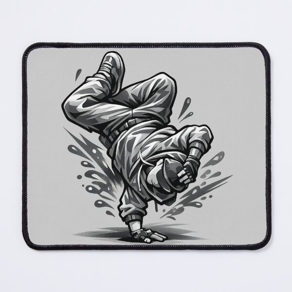 Item preview, Monochrome B-Boy Freeze. designed and sold by HubiUrbanStudio.