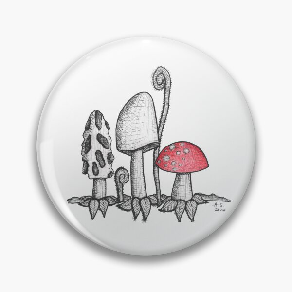 Item preview, Selective Color Mushroom designed and sold by Chaos and Chlorophyll.