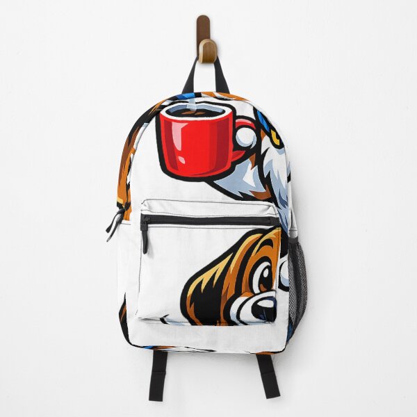 Item preview, Beagle Sitting With Coffee – Dog Mom Morning Mood – Comic Aesthetic designed and sold by PawMuse Studio.
