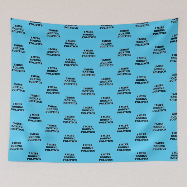 Item preview, I Miss Boring Politics Funny Civic Quote designed and sold by WakeNBake-Tees.