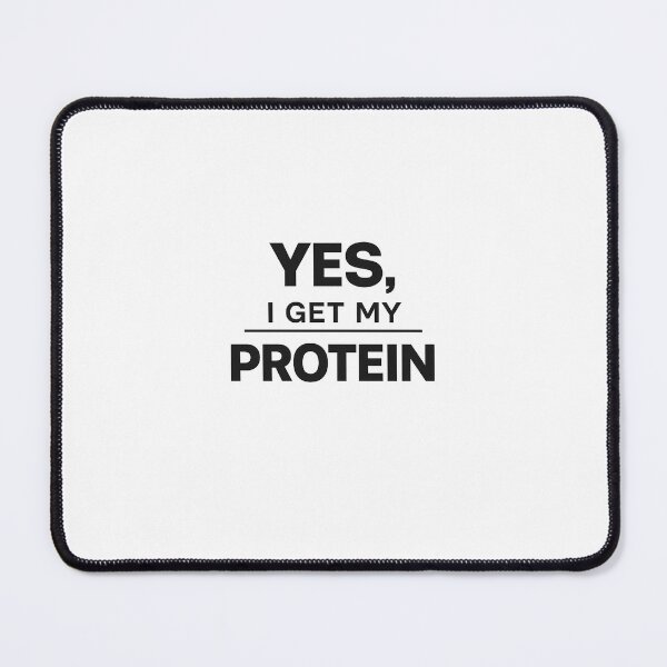 Item preview, Yes, I Get My Protein Plant Based Vegan Gym Design designed and sold by GreenStrength Studio.