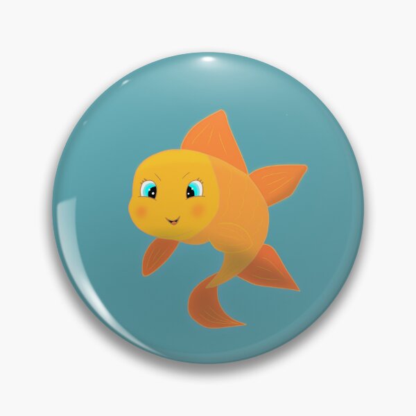 Item preview, Cute Orange Fish  designed and sold by paulainyun.
