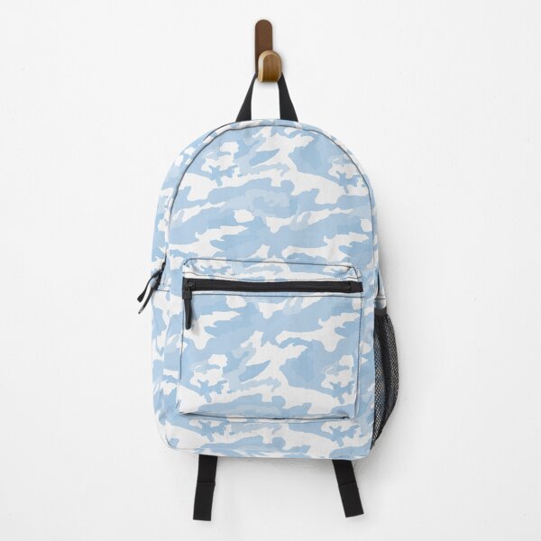 Item preview, White And Baby Blue Camo Pattern Seamless designed and sold by pattern-archive.