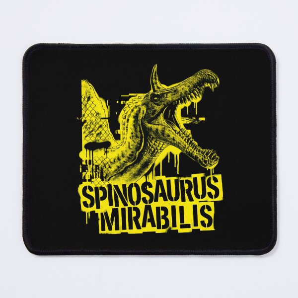 Item preview, Spinosaurus Mirabilis Roaring Predator Typography Layout designed and sold by SkeletonsDanger.