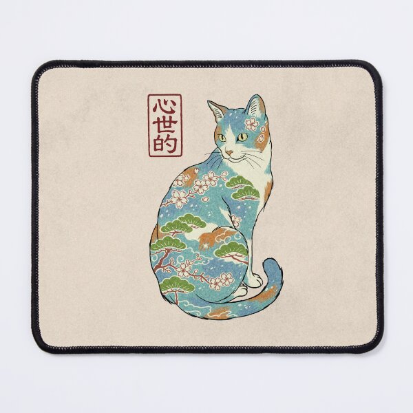 Item preview, Floral Cat designed and sold by Syntetyc.