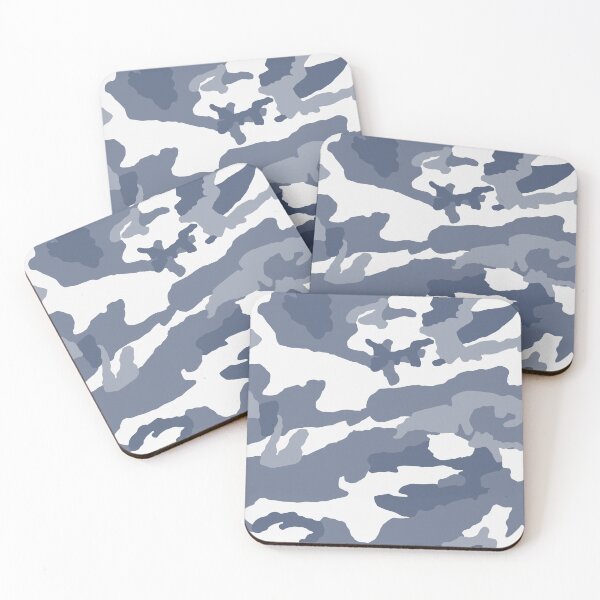 Item preview, White And Blue Camo Pattern Seamless designed and sold by pattern-archive.