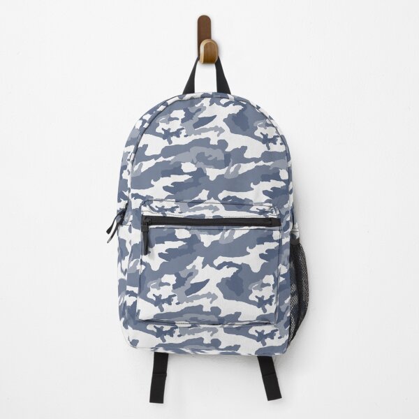 Item preview, White And Blue Camo Pattern Seamless designed and sold by pattern-archive.