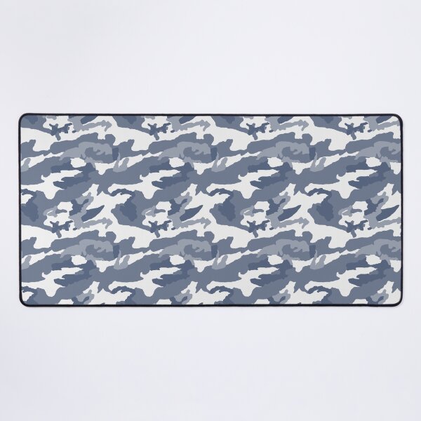 Item preview, White And Blue Camo Pattern Seamless designed and sold by pattern-archive.