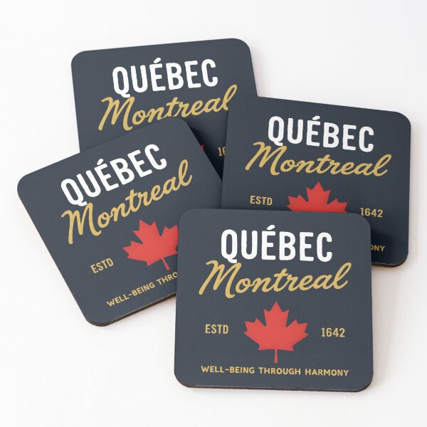Item preview, Retro Montreal Quebec Canada Pride Maple Leaf Motto designed and sold by HowToCanadian.