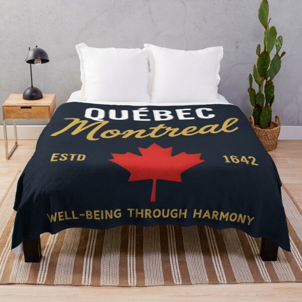 Item preview, Retro Montreal Quebec Canada Pride Maple Leaf Motto designed and sold by HowToCanadian.