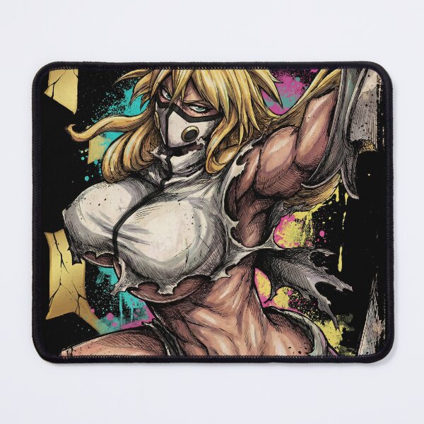 Item preview, Blonde Arrancar Warrior Fan Art – Aqua Eyes Shark Mask Fragments Design designed and sold by Senpaiwaves.