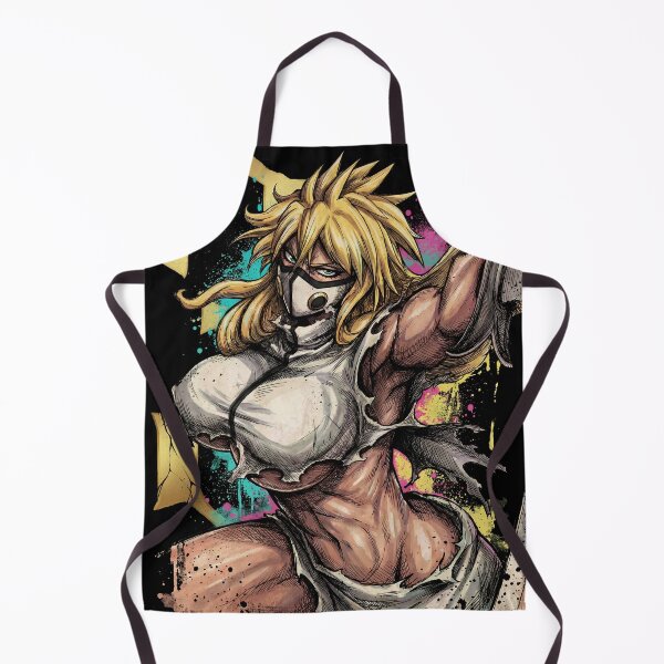 Item preview, Blonde Arrancar Warrior Fan Art – Aqua Eyes Shark Mask Fragments Design designed and sold by Senpaiwaves.