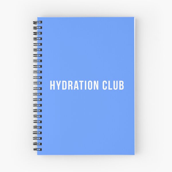 Item preview, Hydration Club Sticker – Minimal Wellness Club Typography designed and sold by Identity Club Co.