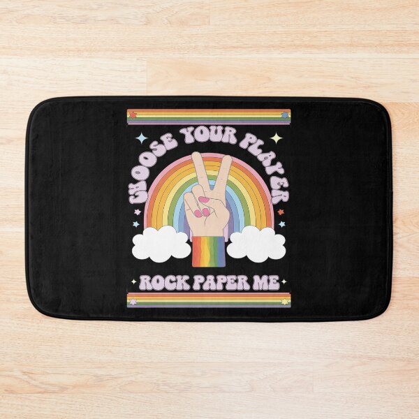 Item preview, Rock Paper LGBTQ Humor Groovy Gay Pride designed and sold by angolinnArt.