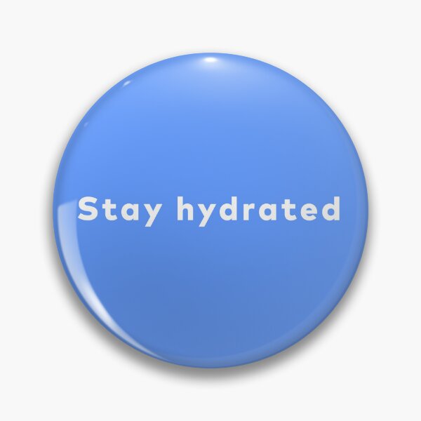 Item preview, Stay Hydrated Sticker – Minimal Wellness Quote Aesthetic Text Design designed and sold by Identity Club Co.