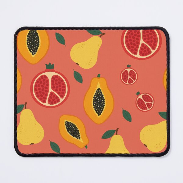 Item preview, Tropical Fruit Pattern – Coral Kitchen Decor Illustration designed and sold by Aloloco.