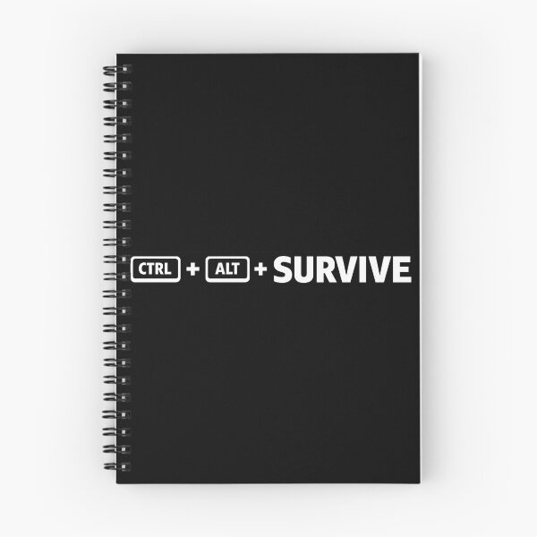 Item preview, CTRL ALT SURVIVE | Funny Tech & Corporate Office Humor | Black designed and sold by DavmaxDesign.