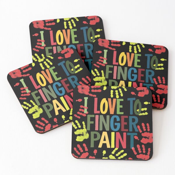 Item preview, I Love To Finger Paint is a Fun and Romantic Design for Couples and Creative Souls designed and sold by SkymarArt.