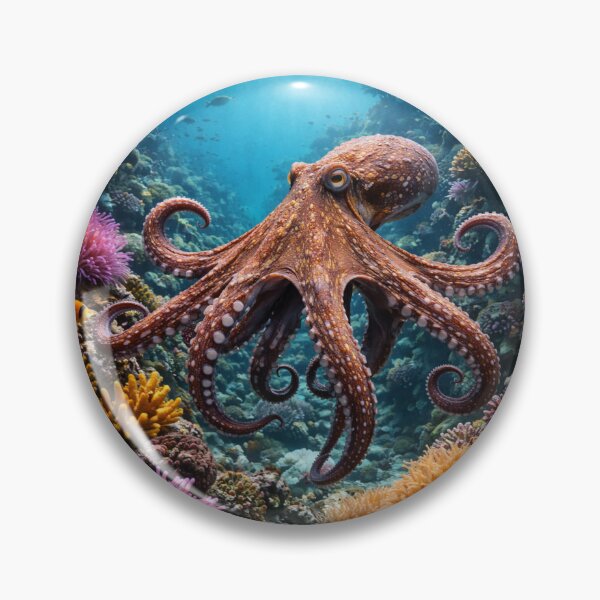 Item preview, Octopus in the deep sea designed and sold by JuViRo.