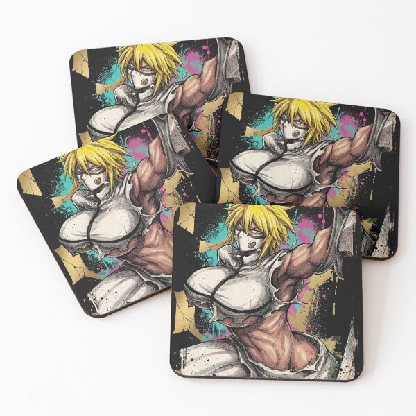 Item preview, Tall Curvaceous Espada Inspired – Golden Braids Water Power Portrait designed and sold by Senpaiwaves.