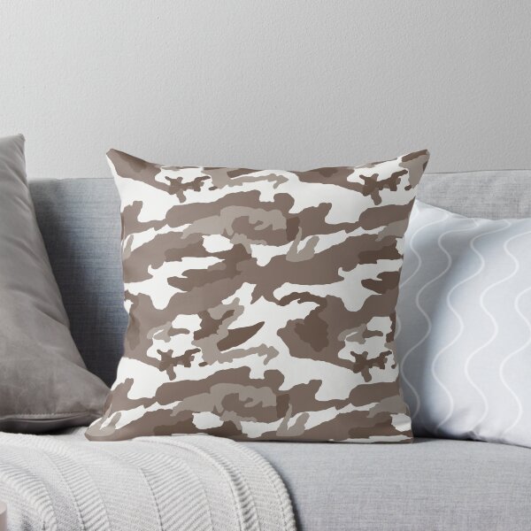 Item preview, White And Brown Camo Pattern Seamless designed and sold by pattern-archive.
