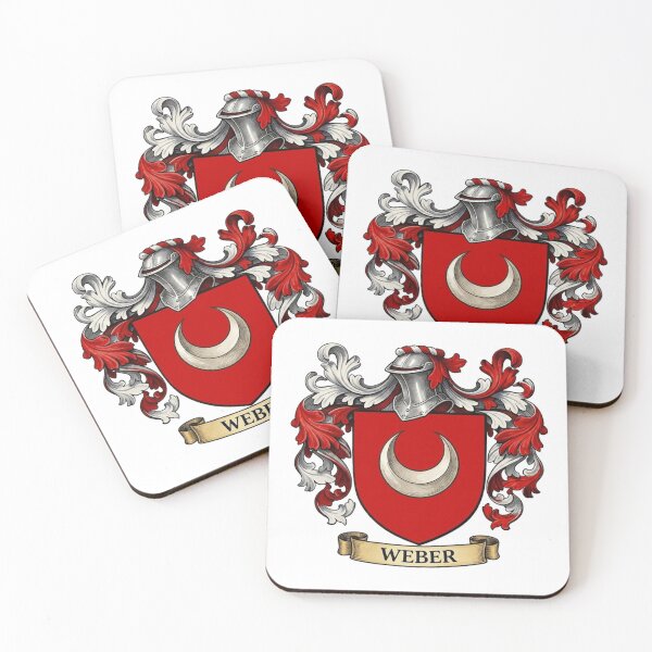 Item preview, The Weber Family Coat of Arms designed and sold by BagTown Clans.