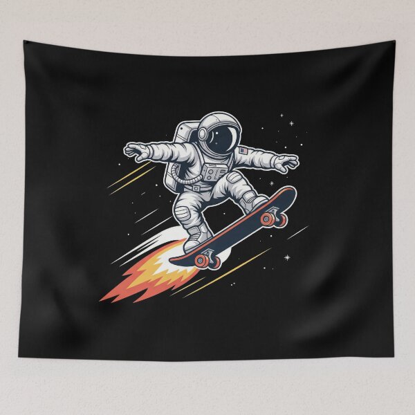 Item preview, Astronaut Skateboard Through Space designed and sold by D-Oles-Mercher.