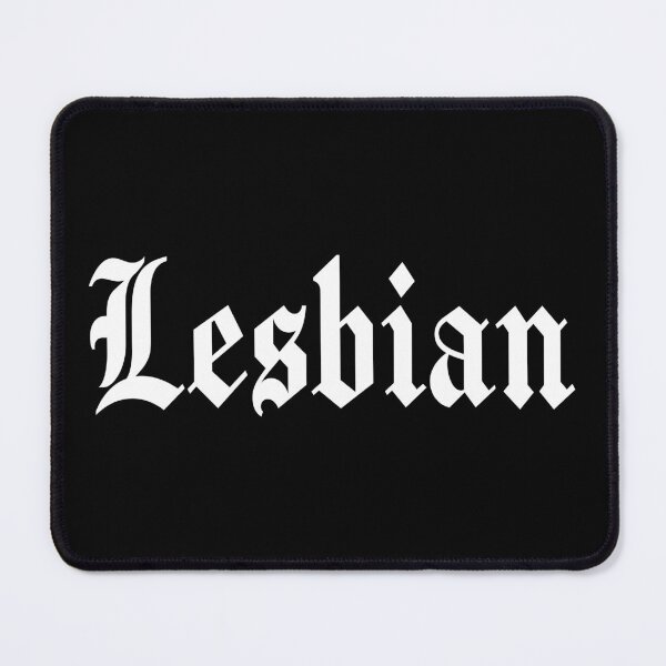 Item preview, Lesbian Gothic Typography Dark Academia Queer designed and sold by HIGHDIE STUDIOS.