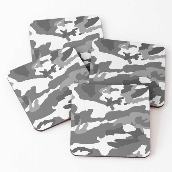 Item preview, White And Charcoal Camo Pattern Seamless designed and sold by pattern-archive.