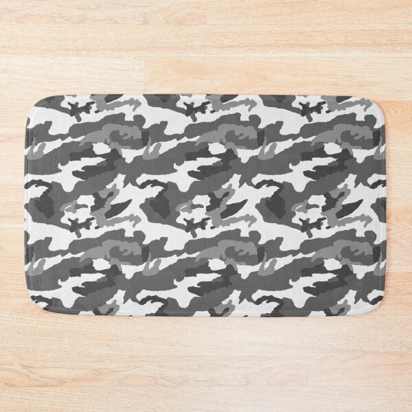 Item preview, White And Charcoal Camo Pattern Seamless designed and sold by pattern-archive.