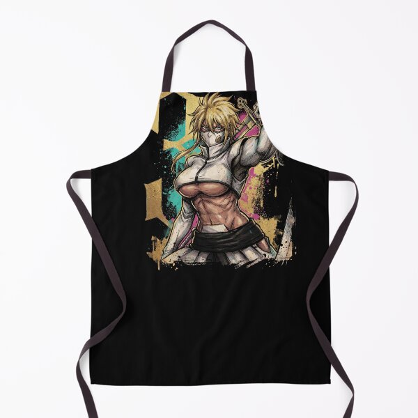 Item preview, Golden Hair Espada Fighter Art – Calm Gaze Aqua Eyes Resurreccion Style designed and sold by Senpaiwaves.