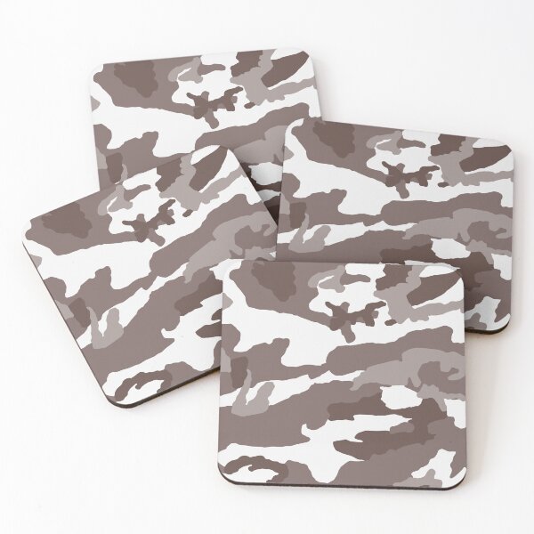 Item preview, White And Chocolate Camo Pattern Seamless designed and sold by pattern-archive.