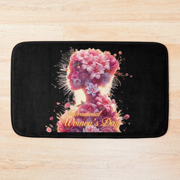 Item preview, Floral Woman Silhouette – Elegant International Women’s Day Art designed and sold by YourTrendyTees.