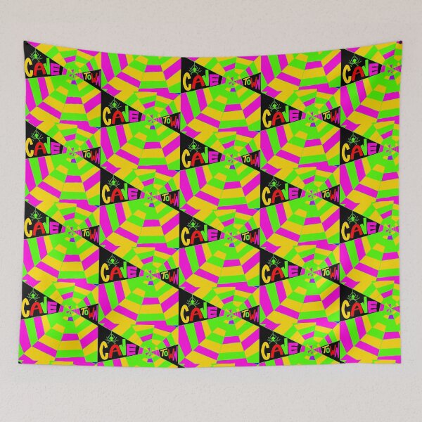 Item preview, Cavetown Colorful Abstract Spider Web designed and sold by TomelaGio.