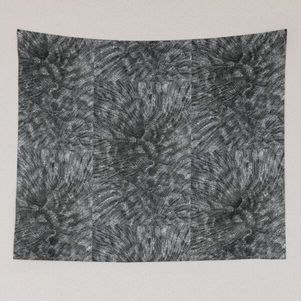 Item preview, Abstract black sketch a1201 designed and sold by liquid-print.